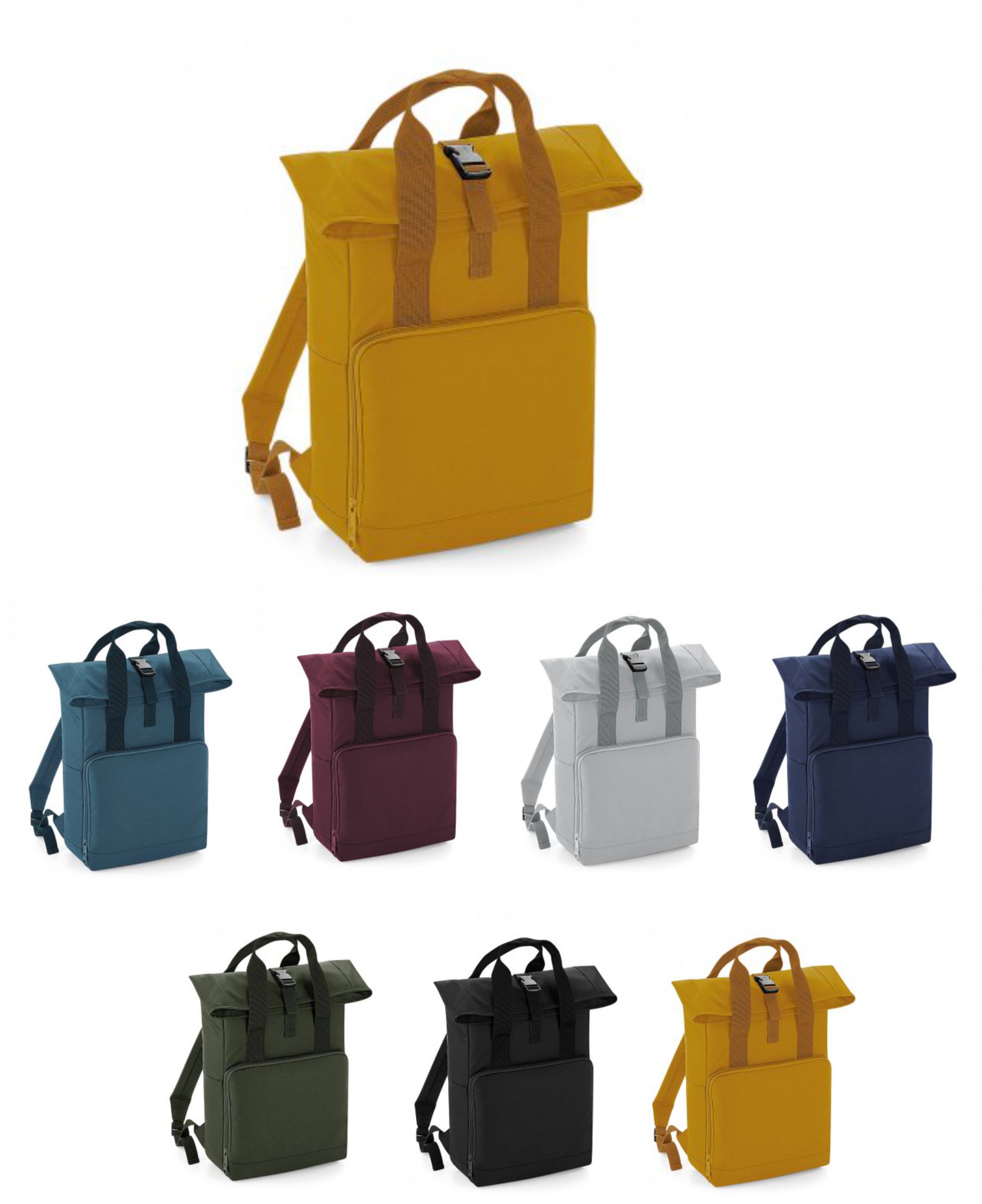 Bagbase BG118 Twin Handle Roll-Top Backpack  Bagbase BG118 Twin Handle Roll-Top Backpack